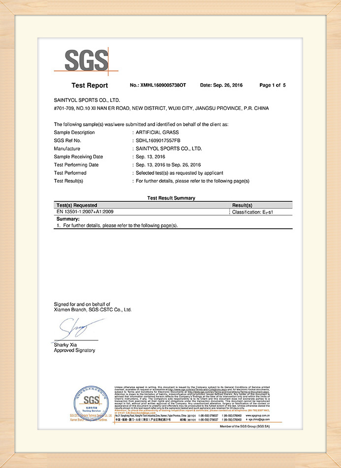 Flammability Test & burning behaviour