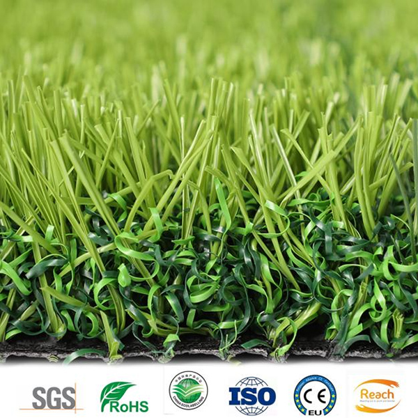 Non-infill artificial grass lawn synthetic turf for soccer field (3)