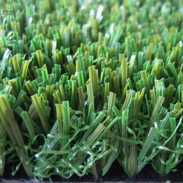 Non-infill artificial grass lawn synthetic turf for soccer field (6)